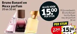 Kruidvat Bruno Banani en Mexx parfum aanbieding