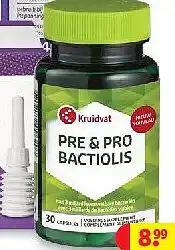 Kruidvat Kruidvat Pre & Pro Bactiolis Capsules aanbieding