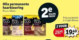 Kruidvat Olia permanente haarkleuring aanbieding