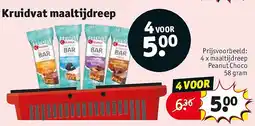 Kruidvat Kruidvat maaltijdreep aanbieding