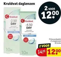 Kruidvat 2 x daglenzen 10 stuks aanbieding