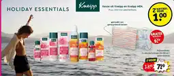 Kruidvat 2 x douche Embrace Life + gratis toilettas aanbieding