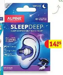 Kruidvat Alpine SleepDeep Slaapoordoppen aanbieding