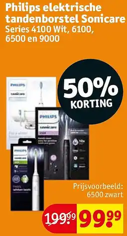 Kruidvat Philips elektrische tandenborstel Sonicare aanbieding