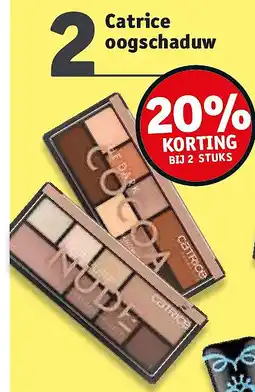 Kruidvat Catrice oogschaduw aanbieding