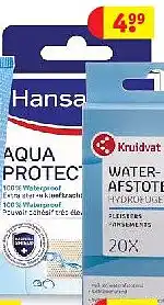 Kruidvat Hansaplast Aqua Protect aanbieding