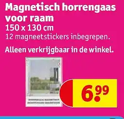 Kruidvat Magnetisch horrengaas voor raam aanbieding