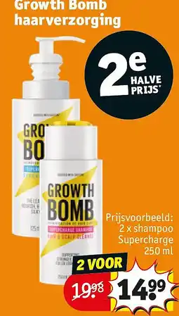 Kruidvat Growth Bomb haarverzorging aanbieding