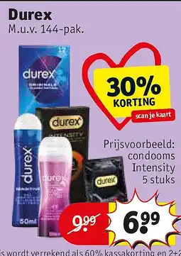 Kruidvat Durex aanbieding