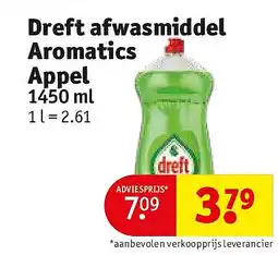 Kruidvat Dreft afwasmiddel Aromatics Appel aanbieding