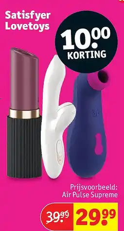 Kruidvat Satisfyer Lovetoys aanbieding