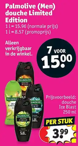 Kruidvat Palmolive (Men) douche Limited Edition aanbieding