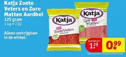 Kruidvat Katja Zoete Veters en Zure Matten Aardbei aanbieding