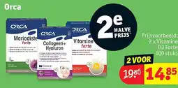 Kruidvat 2 x Vitamine D3 Forte 100 stuks aanbieding