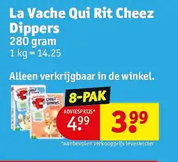 Kruidvat La Vache Qui Rit Cheez Dippers aanbieding