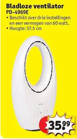 Kruidvat Bladloze ventilator aanbieding