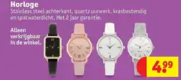 Kruidvat Horloge aanbieding