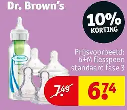 Kruidvat Dr. Brown’s aanbieding