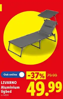 Lidl Livarno aluminium ligbed aanbieding