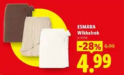 Lidl Esmara wikkelrok aanbieding