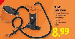 Lidl Crivit luchtpomp aanbieding