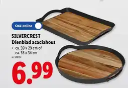 Lidl Silvercrest dienblad acaciahout aanbieding