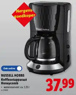 Lidl russell hobbs koffiezetapparaat honeycomb aanbieding