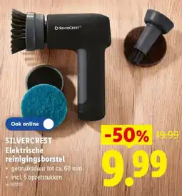 Lidl Silvercrest elektrische reinigingsborstel aanbieding