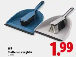 Lidl W5 stoffer en veegblik aanbieding