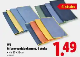 Lidl W5 microvezeldoekenset aanbieding