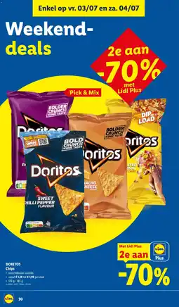 Lidl Doritos chips aanbieding