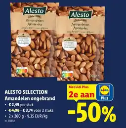 Lidl Alesto Selection Amandelen ongebrand aanbieding