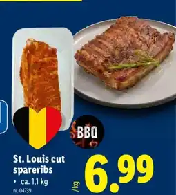 Lidl St. louis cut spareribs aanbieding