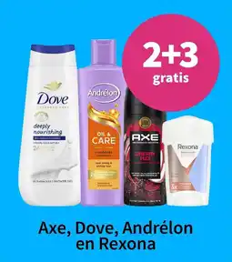 Plein.nl Axe, dove, andrélon en rexona aanbieding