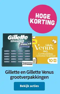 Plein.nl Gillette en Gillette Venus grootverpakkingen aanbieding