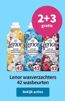 Plein.nl Lenor wasverzachters 42 wasbeurten aanbieding