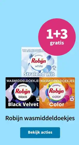 Plein.nl Robijn wasmiddeldoekjes aanbieding