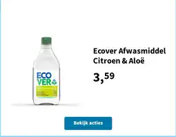 Plein.nl Ecover Afwasmiddel Citroen & Aloë aanbieding