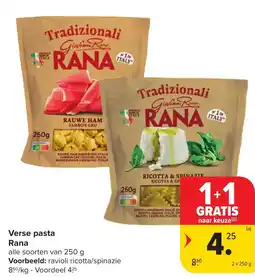 Carrefour Market Rana Verse pasta aanbieding