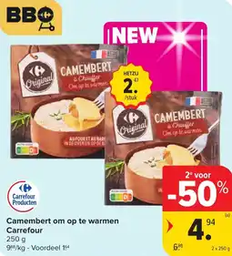 Carrefour Market Camembert om op te warmen Carrefour aanbieding