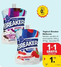 Carrefour Market Melkunie Yoghurt Breaker aanbieding