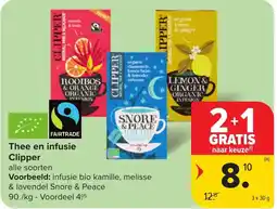 Carrefour Market Clipper Thee en infusie aanbieding