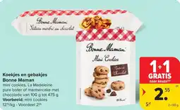 Carrefour Market Bonne Maman Koekjes en gebakjes aanbieding