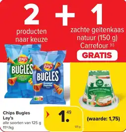 Carrefour Market Lay's Chips Bugles aanbieding