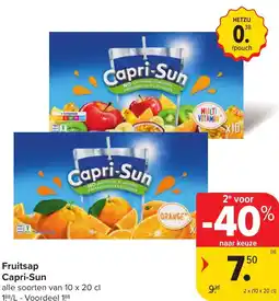 Carrefour Market Capri-Sun Fruitsap aanbieding