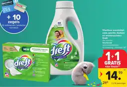 Carrefour Market Dreft Vloeibaar wasmiddel, caps, poeder, doekjes en wasverzachters aanbieding