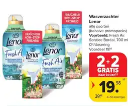 Carrefour Market Lenor Wasverzachter aanbieding