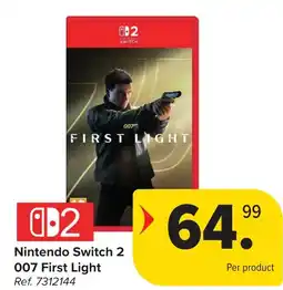 Carrefour Nintendo Switch 2 007 First Light aanbieding