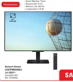 Carrefour Samsung Scherm Smart LS27FM500EU aanbieding