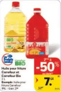 Carrefour Drive Huile pour friture carrefour et carrefour bio aanbieding